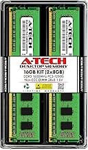 A-Tech 16GB (2x8GB) DDR3 1600MHz PC3-12800 CL11 DIMM 2Rx8 1.5V 240-Pin Non-ECC UDIMM Desktop RAM Memory Modules