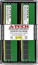 A-Tech 32GB Kit (2x16GB) DDR5 5600MHz PC5-44800 CL46 UDIMM 1.1V Non-ECC Unbuffered DIMM 288-Pin Desktop PC/Computer RAM Memory Upgrade Modules