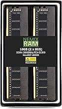 NEMIX RAM 16GB (2X8GB) DDR4 2666MHZ PC4-21300 1Rx8 1.2V CL19 288-PIN Non-ECC Unbuffered UDIMM Desktop PC Memory KIT Compatible with Dell Precision 3930 Rack Workstation