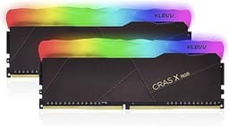KLEVV CRAS X RGB DDR4 16GB (2x8GB) 3600MHz CL18 1.35V Gaming Desktop Ram Memory SK Hynix Chip XMP 2.0 Ready (KD48GU880-36A180X)