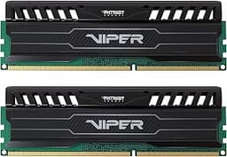 Patriot Memory Viper 3 DDR3 RAM 16GB (2X8GB) 1866MHz CL10 1.5v UDIMM Desktop Gaming Memory Kit Compatible with XMP - PV316G186C0K
