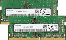 16GB (2x8GB) DDR4 2400MHz PC4-19200 (PC4-2400T) CL17 SODIMM 1Rx8 Single Rank 1.2V 260-Pin Laptop, Notebook RAM Memory