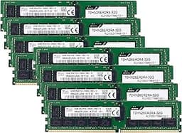 Timetec Hynix 256GB Kit (8x32GB) DDR4 2666MHz PC4-21300 Registered ECC 1.2V CL19 2Rx4 Dual Rank 288 Pin RDIMM Server Memory RAM Module Upgrade (256GB Kit (8x32GB))