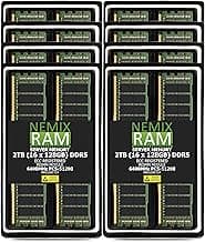 NEMIX RAM 2TB (16X128GB) DDR5 6400MHZ PC5-51200 CL52 2Rx4 1.1V 288-PIN ECC RDIMM Registered Server Memory KIT Compatible with SuperMicro GrandTwin A+ Server AS-2116GT-HNTF