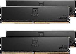 TEAMGROUP T-Create Master Overclocking DDR5 R-DIMM 64GB Kit (4 x 16GB) 6000MHz (PC5-48000) CL32 Hynix A-DIE Workstation Memory Module Ram Black - CTCMD564G6000HC32AQC01