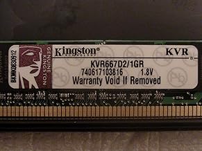 Kingston 1GB 667MHz DDR2 RAM module โ Kingston ValueRAM 1 GB DDR2 667 MHz 240-PIN Memory Module (KVR667D2/1GR)