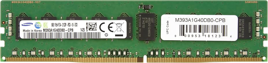 Samsung 8GB 2133MHz DDR4 RAM module โ Samsung DDR4 2133MHzCL15 8GB RegECC 1RX4 (PC4 2133) Internal Memory M393A1G40DB0-CPB