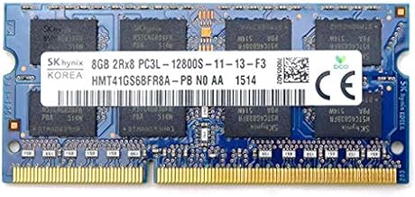 SK Hynix 8GB 1600MHz DDR3 RAM module โ Laptop Memory Module HMT41GS6BFR8A-PB Compatible Replacement Spare Part for Hynix HMT41GS6BFR8A 8GB 2Rx8 DDR3 SO-DIMM PC3-12800 1600MHz 204-Pin Non-ECC Unbuffered CL11 1.35V