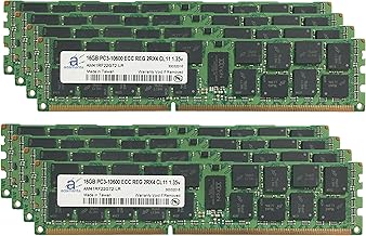 128GB (8x16) 1333MHz DDR3 RAM module โ 128GB (8x16GB) Server Memory Upgrade for Dell PowerEdge R320 DDR3 1333Mhz PC3-10600 ECC Registered 2Rx4 CL9 1.35v
