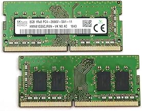 SK Hynix 16GB (2x8) 2666MHz DDR4 RAM module โ SK HYNIX HMA81GS6CJR8N 16GB 2X8GB DDR4 PC4-21300 2666MHZ 1RX8 Laptop Memory KIT