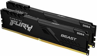 Kingston 32GB (2x16) 3200MHz DDR4 RAM module โ Fury Beast 32GB (2x16GB) 3200MT/s DDR4 CL16 Desktop Memory Kit of 2 KF432C16BBK2/32