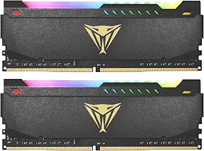 Patriot 32GB (2x16) 3200MHz DDR4 RAM module โ Patriot Viper Steel RGB DDR4 RAM 32GB (2X16GB) 3200MT/s CL16 1.35v UDIMM Desktop Gaming Memory Kit Compatible with XMP - PVSR432G320C6K