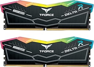 TEAMGROUP 32GB (2x16) 8000MHz DDR5 RAM module โ TEAMGROUP T-Force Delta RGB DDR5 Ram 32GB (2x16GB) 8000MHz PC5-64000 CL38 A-DIE Desktop Memory Module Ram for 600 700 Series Chipset XMP 3.0 Ready Black FF3D532G8000HC38DDC01