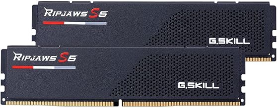 G.Skill 96GB (2x48) 5600MHz DDR5 RAM module โ G.SKILL Ripjaws S5 Series DDR5 RAM (Intel XMP 3.0) 96GB (2x48GB) 5600MT/s CL40-40-40-89 1.25V Desktop Computer Memory U-DIMM - Matte Black (F5-5600J4040D48GX2-RS5K)
