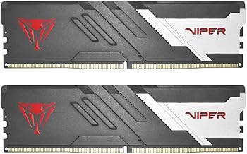 Patriot 64GB (2x32) 6000MHz DDR5 RAM module โ Patriot Memory Viper Venom DDR5 RAM 64GB (2X32GB) 6000MHz CL36 1.35v UDIMM Desktop Gaming Memory Kit Compatible with Intel XMP/AMD Expo - PVV564G600C36K