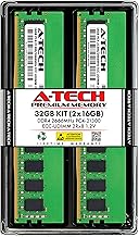 A-Tech 32GB (2x16) 2666MHz DDR4 RAM module โ A-Tech 32GB Kit (2x16GB) RAM for Dell PowerEdge R250, R330 XL, R350, T140, T150, T30, T340, T350 | DDR4 2666MHz PC4-21300 ECC-UDIMM 2Rx8 ECC Unbuffered Server Memory Upgrade