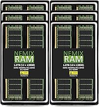 Nemix 1536GB (12x128) 4800MHz DDR5 RAM module โ NEMIX RAM 1.5TB (12X128GB) DDR5 4800MHZ PC5-38400 4Rx4 1.1V CL40 288-PIN ECC RDIMM Registered Server Memory KIT Compatible with ASUS Single-Socket 2U Server Model RS520A-E12-RS12U