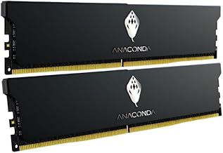 undefined 32GB (2x16) 7200MHz DDR5 RAM module โ Kingsnake ANACOMDA DDR5 RAM 32GB (2 x 16GB) 7200MHz CL34 288-Pin Desktop Memory with Heatsink - Made in Taiwan