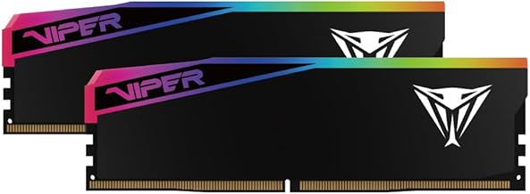 Patriot 48GB (2x24) 6000MHz DDR5 RAM module โ Patriot Viper Elite 5 Ultra Gaming RGB DDR5 RAM 48GB (2X24GB) 6000MT/s CL28 1.4v UDIMM Desktop Gaming Memory Kit Compatible with Intel XMP AMD Expo - VEUR548G6028K