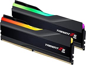 G.Skill 128GB (2x64) 6400MHz DDR5 RAM module โ G.SKILL Trident Z5 RGB Series DDR5 RAM (Intel XMP 3.0) 128GB (2x64GB) 6400MT/s CL36-44-44-102 1.35V Desktop Computer Memory U-DIMM - Matte Black (F5-6400J3644F64GX2-TZ5RK)