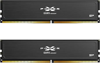 Silicon Power 32GB (2x16) 6000MHz DDR5 RAM module โ Silicon Power DDR5 32GB (2x16GB) Value Gaming 6000MT/s (PC5-48000) 288-pin CL36 1.35V UDIMM Desktop Memory Module RAM SP032GXLWU60FFDJ