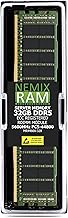 Micron 32GB (1x32) 5600MHz DDR5 RAM module โ 32GB (1X32GB) DDR5 5600MHz PC5-44800 2Rx8 1.1V CL46 288-PIN ECC RDIMM Registered NEMIX RAM Server Memory Compatible with Micron MTC18F1045S1PC56B